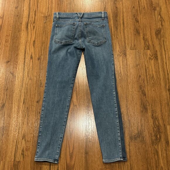 Veronica Beard Jeans Womens 26 2 Skinny Two Tone Kate Stretch High Rise USA - Picture 7 of 10